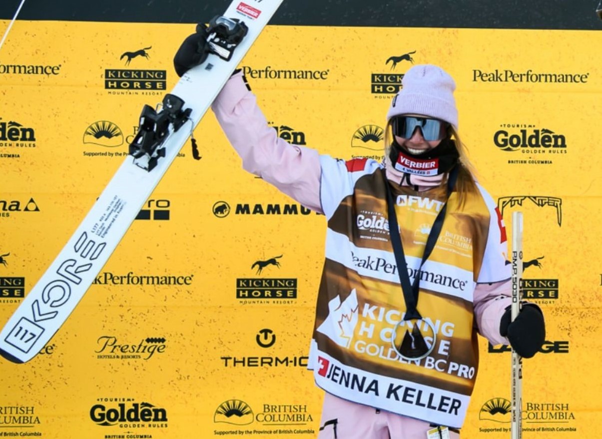 Ski freeride : Jenna Keller est prête à dompter le Bec des Rosses